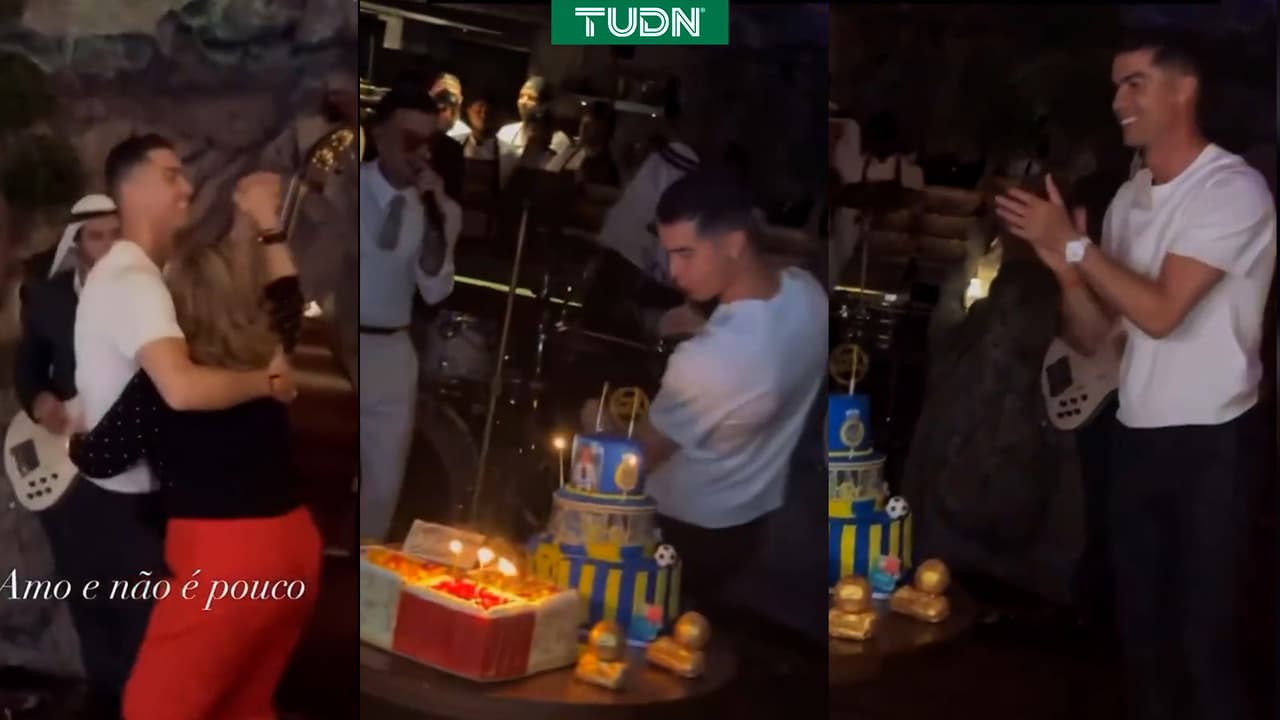 Cristiano Ronaldo saca los 'prohibidos' en su cumpleaños con Rauw Alejandro