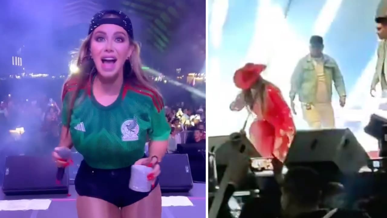 Chiquis sufre caída en pleno concierto en México y después se deja ver 'pasadita' de copas