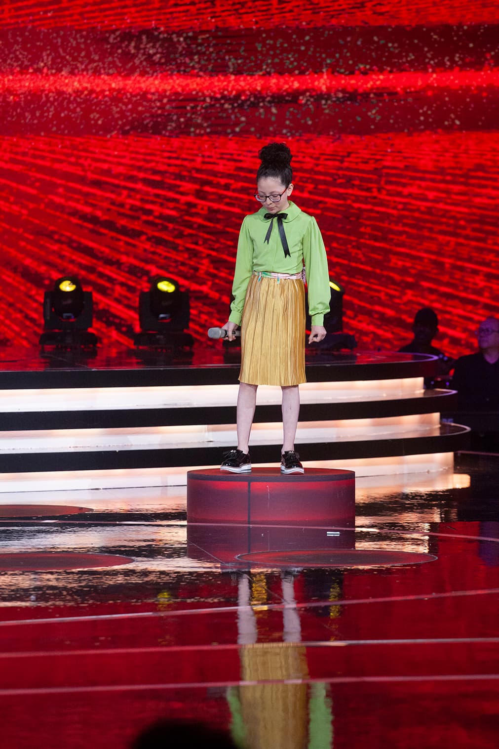 "Mi nombre significa ternura en ruso", explicó Taisia a Univision Entretenimiento. Después de haberla escuchado un par de veces en el escenario, queda claro que esta característica la define perfectamente.