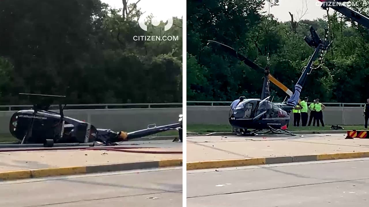Helicóptero choca en Prospect Heights y provoca cierre de carreteras al norte de Chicago