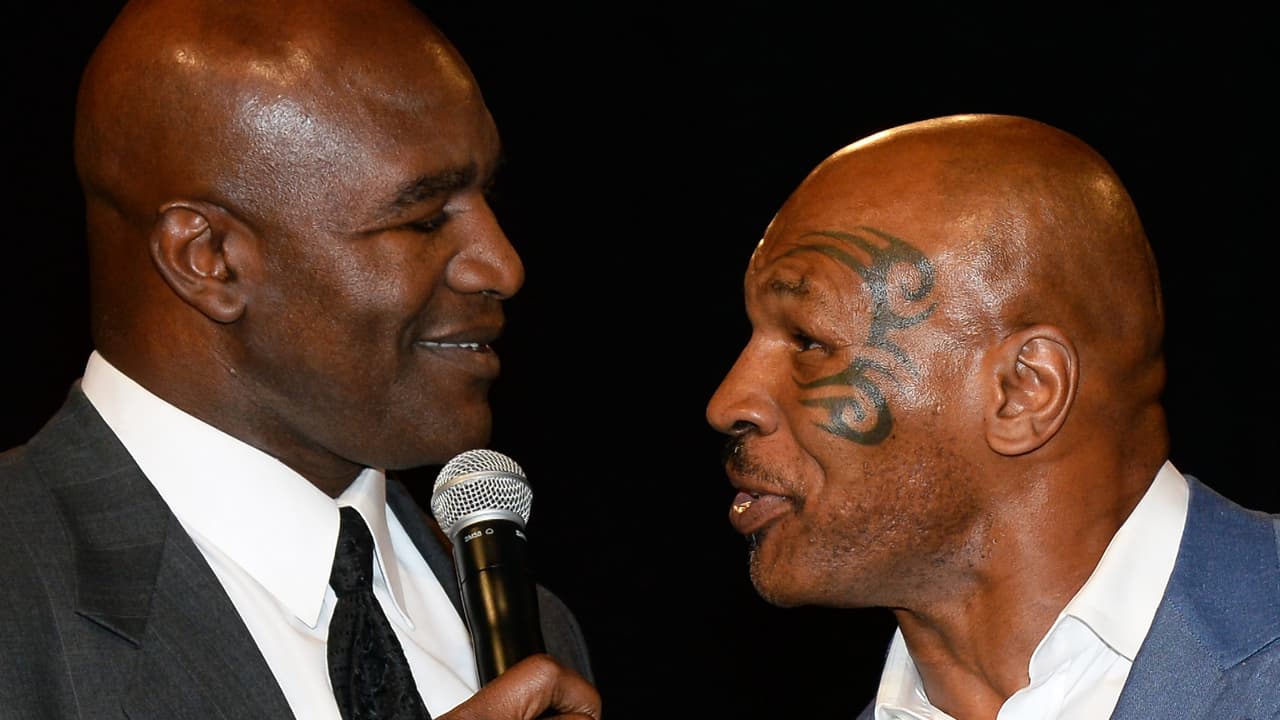 Mike Tyson y Evander Holyfield se enfrentarán por tercera ocasión