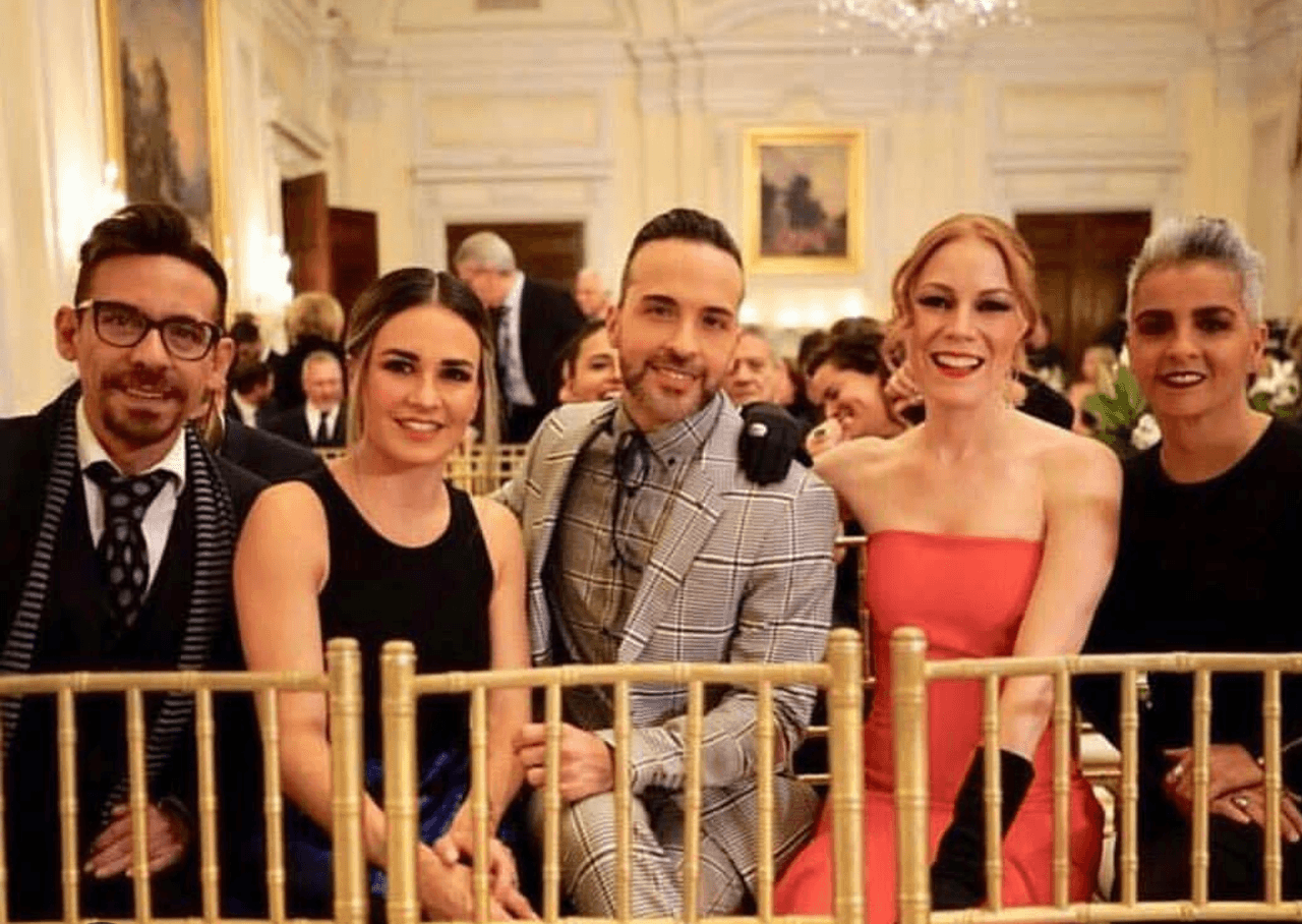 Los miembros de Kabah lucieron sus mejores galas para la gran noche.