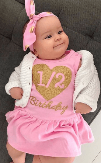 La bebita del chef Jesús es toda una ternura, así la vimos a los seis meses.