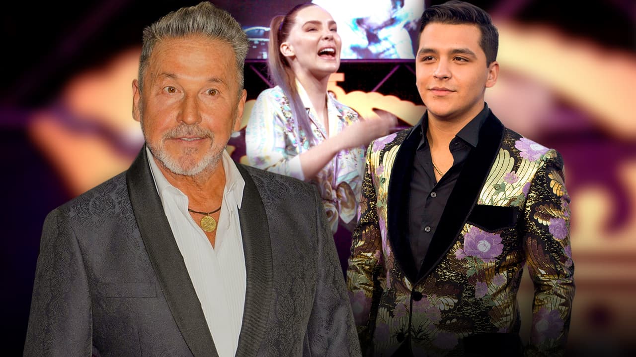 En esa ocasión, la actriz y cantante interpretó en el escenario el tema 'Amor a primera vista' junto a Horacio Palencia y Los Ángeles Azules, situación por la cual se acercó al público y 
<b>bailó con Christian Nodal durante el musical.</b>
<br>