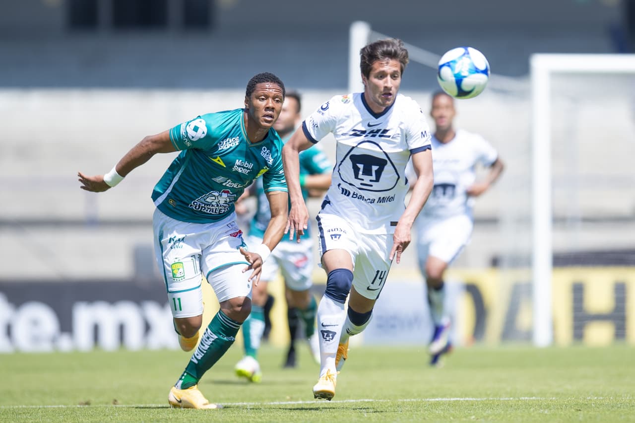 Ángel Mena tuvo que aparecer para que el León volviera a ganar y asegurara tres puntos que los ponen en la pelea por el repechaje de manera momentánea. Pumas hila cinco partidos sin poder ver la victoria, de los cuales cuatro han sido derrotas.
