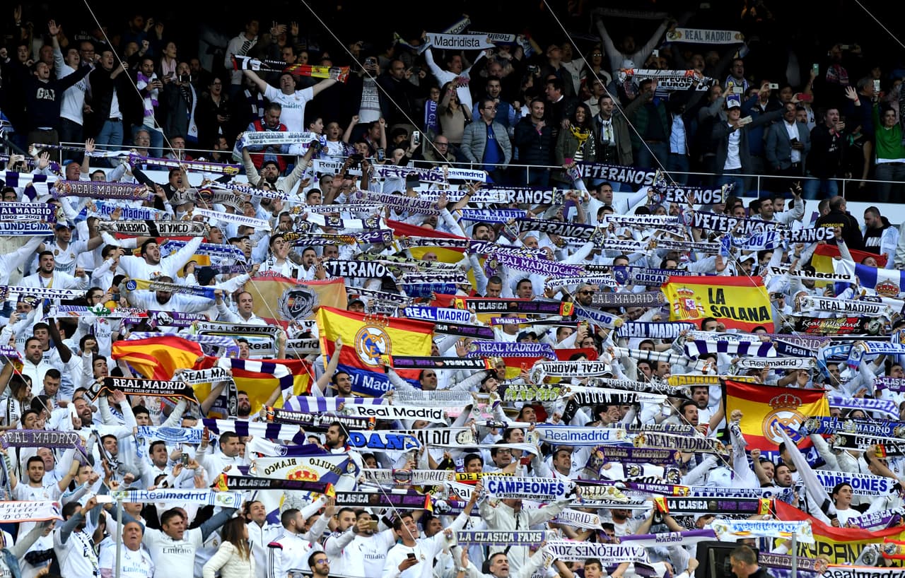 6. Real Madrid C.F. (La Liga) - 65,647 espectadores promedio