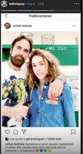 Con la publicación de varias imágenes en sus historias de Instagram, la cantante de 30 años especificó que 
<b>el hombre de la foto en el avión es su tío</b>.