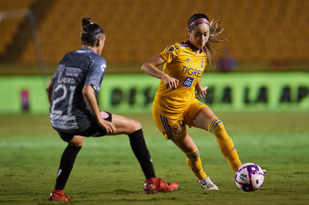 Lizbeth Ovalle, Belén Dde Jesús Cruz, Natalia Gómez Junco y María Fernanda Elizondo hicieron los goles en el triunfo de Tigres.