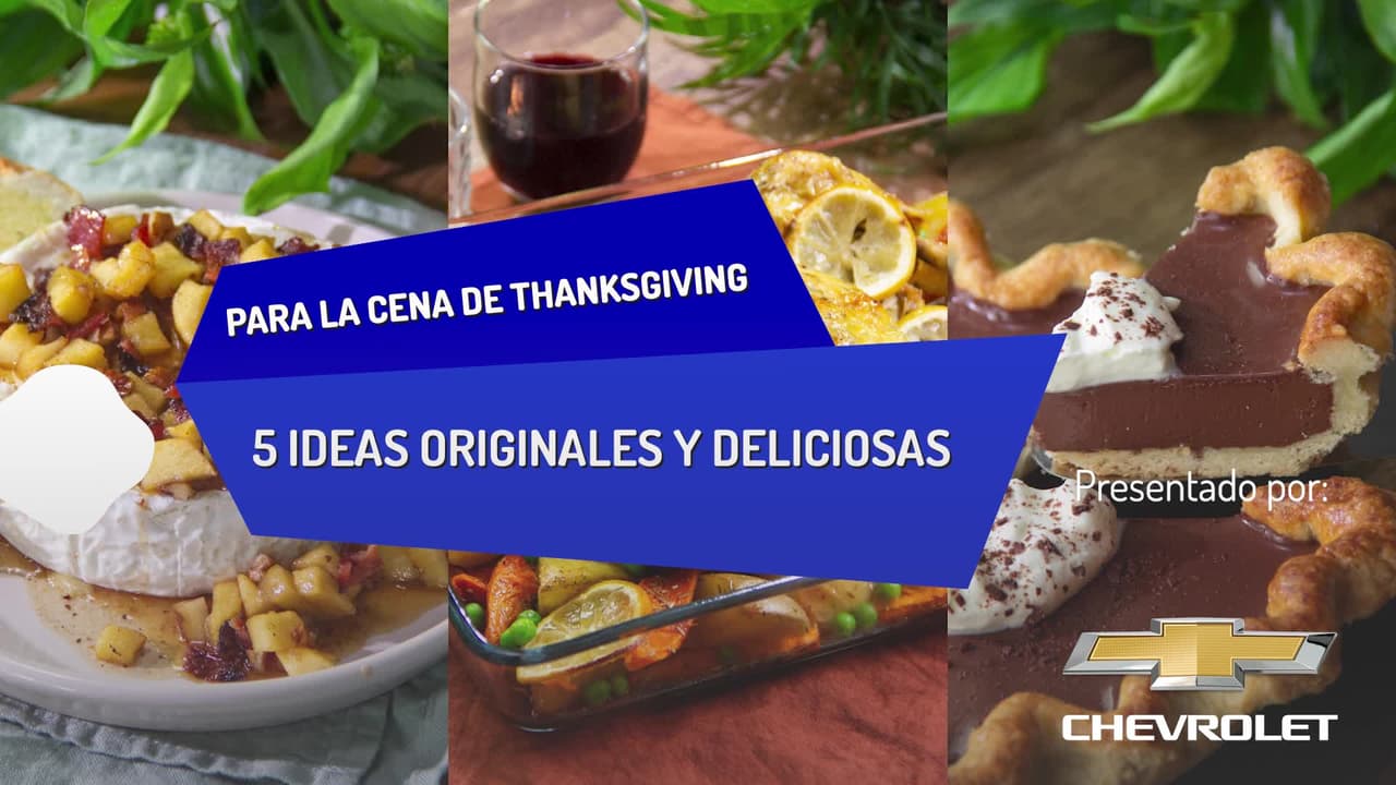 3 deliciosos menús para Thanksgiving que están libres de estrés