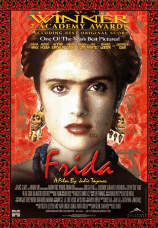 Salma Hayek se convirtió en 
<b>'Frida'</b>, una película que ella misma produjo.