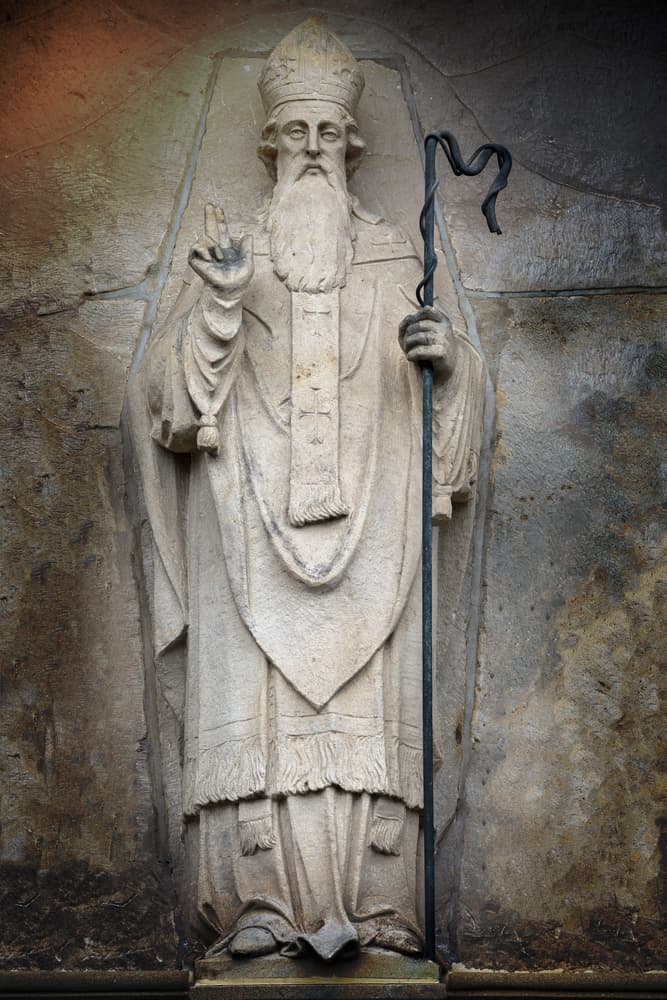 Unos cuantos años después, Patricio tuvo una visión que describe en sus memorias como de un viejo irlandés que le mostraba algunas cartas, tituladas 'La voz de los irlandeses', que le decía que su misión en la vida era regresar a la isla para hablar a sus habitantes de Dios y convertirlos al cristianismo.