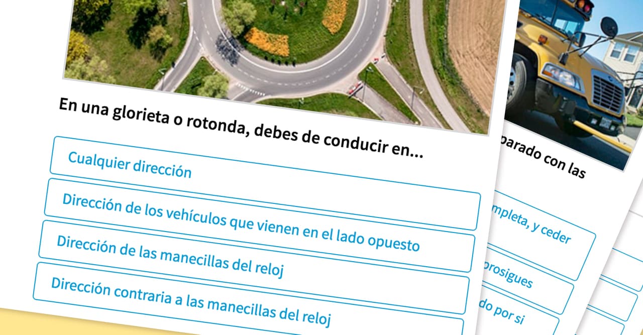 ¿Aprobarías hoy el examen de manejo?