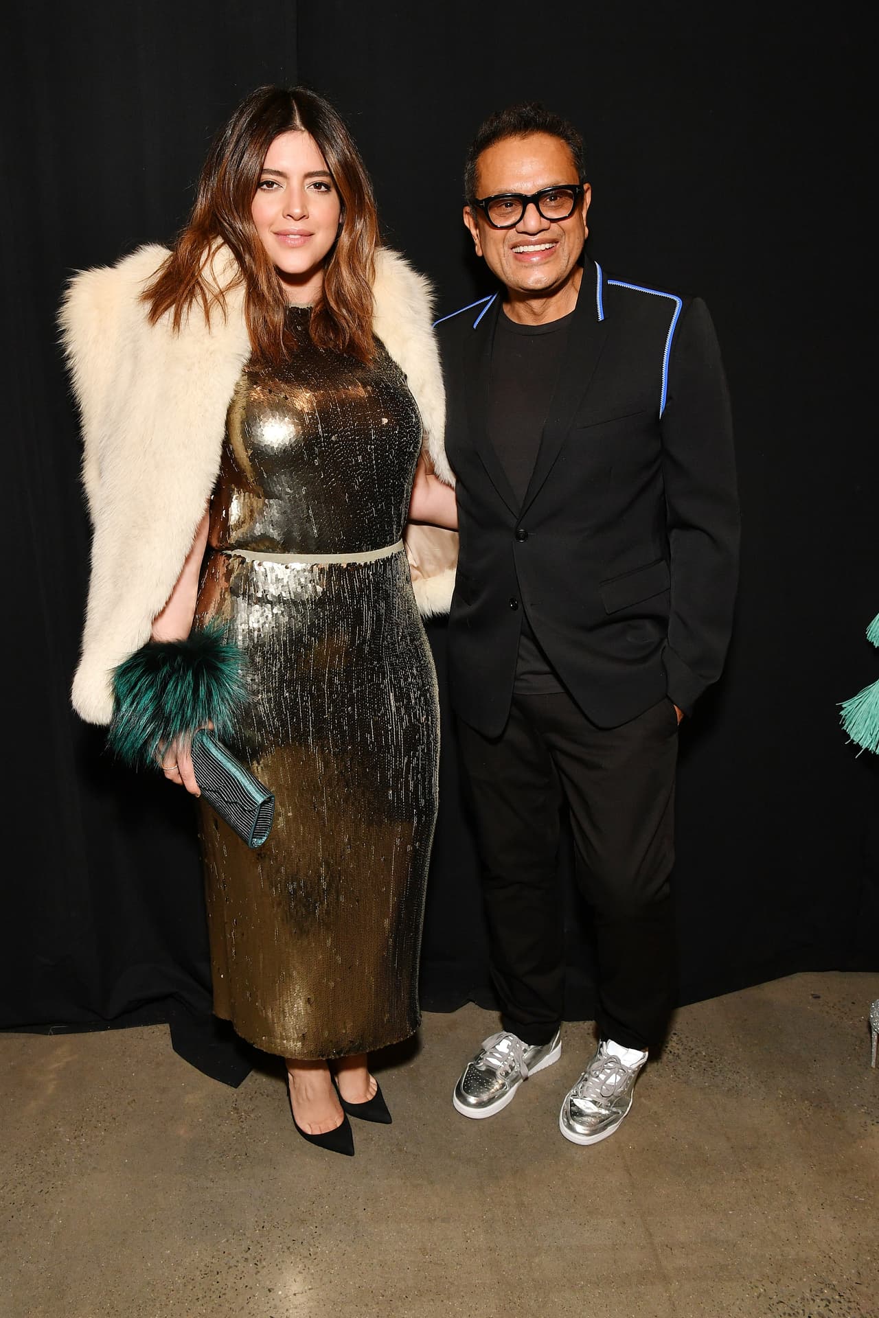 Bidot ha desfilado en varias pasarelas alrededor del mundo y se ha convertido en inspiración para grandes diseñadores. Aquí junto al recoonocido modisto Naeem Khan.