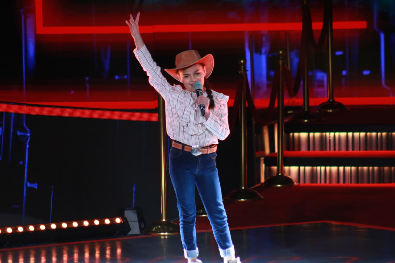 Y Camila llegó con fuerza en el canto.