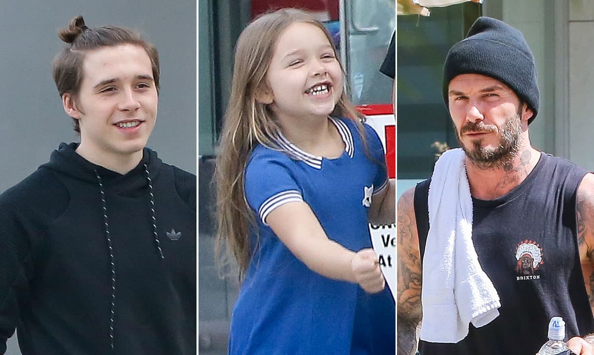 ¡Qué saludables, los Beckham!