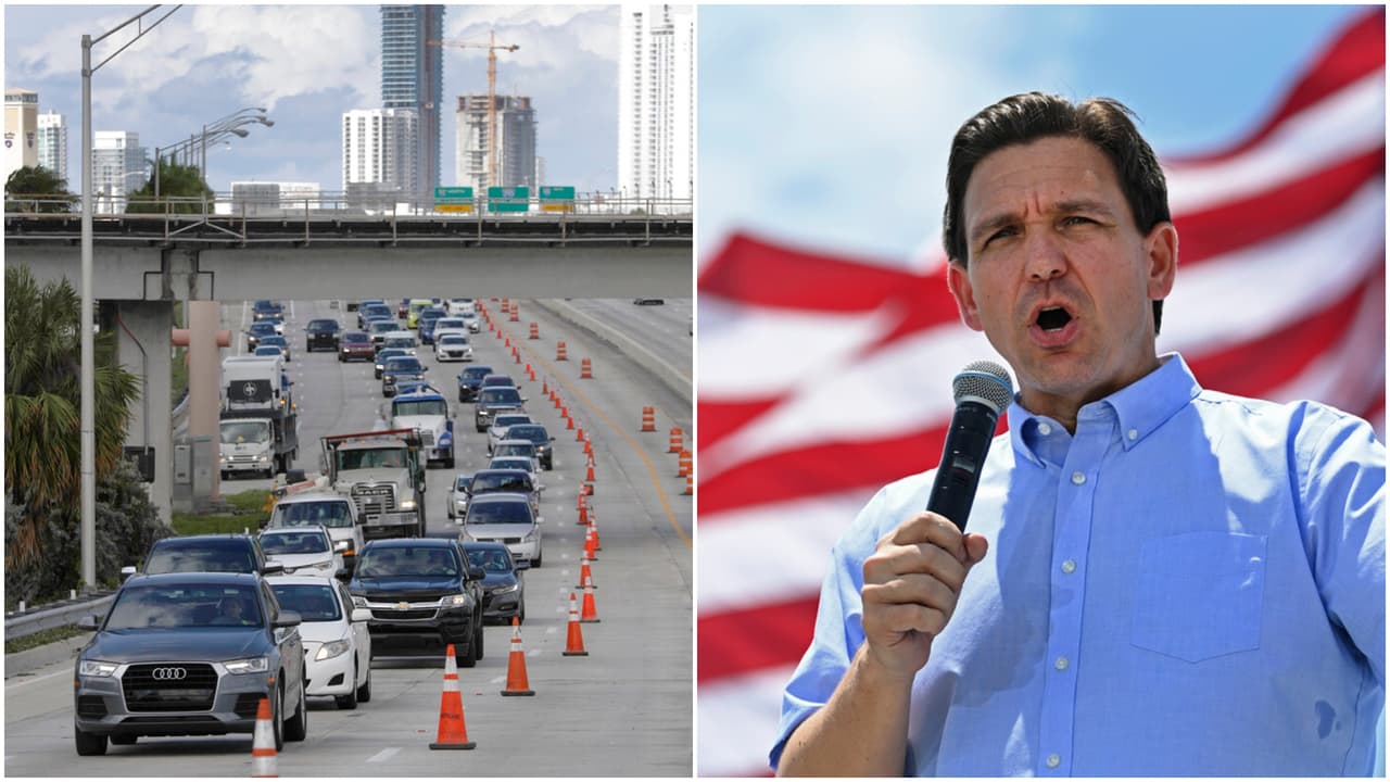 DeSantis autoriza en Florida construir carreteras usando fosfoyeso, material "radioactivo" relacionado con el cáncer