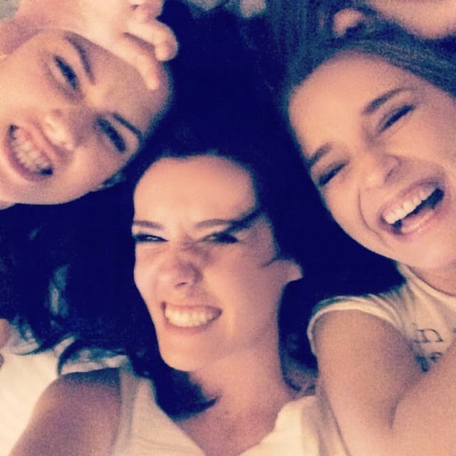 Fuera de cámaras se volvieron muy amigas. Al igual que con Claudia Ramírez.