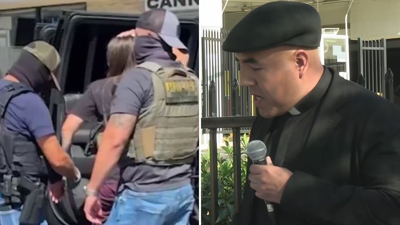 “Da muchísima tristeza”: religiosos del Valle Central protestan con oración afuera de centro de detención