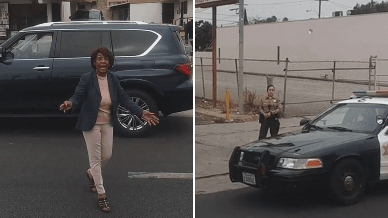 “Detuvieron a un hermano”: la reacción de Maxine Waters al ver que policías detuvieron a un conductor afroestadounidense