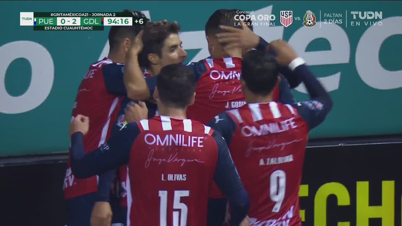 ¡Sella la victoria! ‘Conejito’ Brizuela pone el 0-2 con un golazo