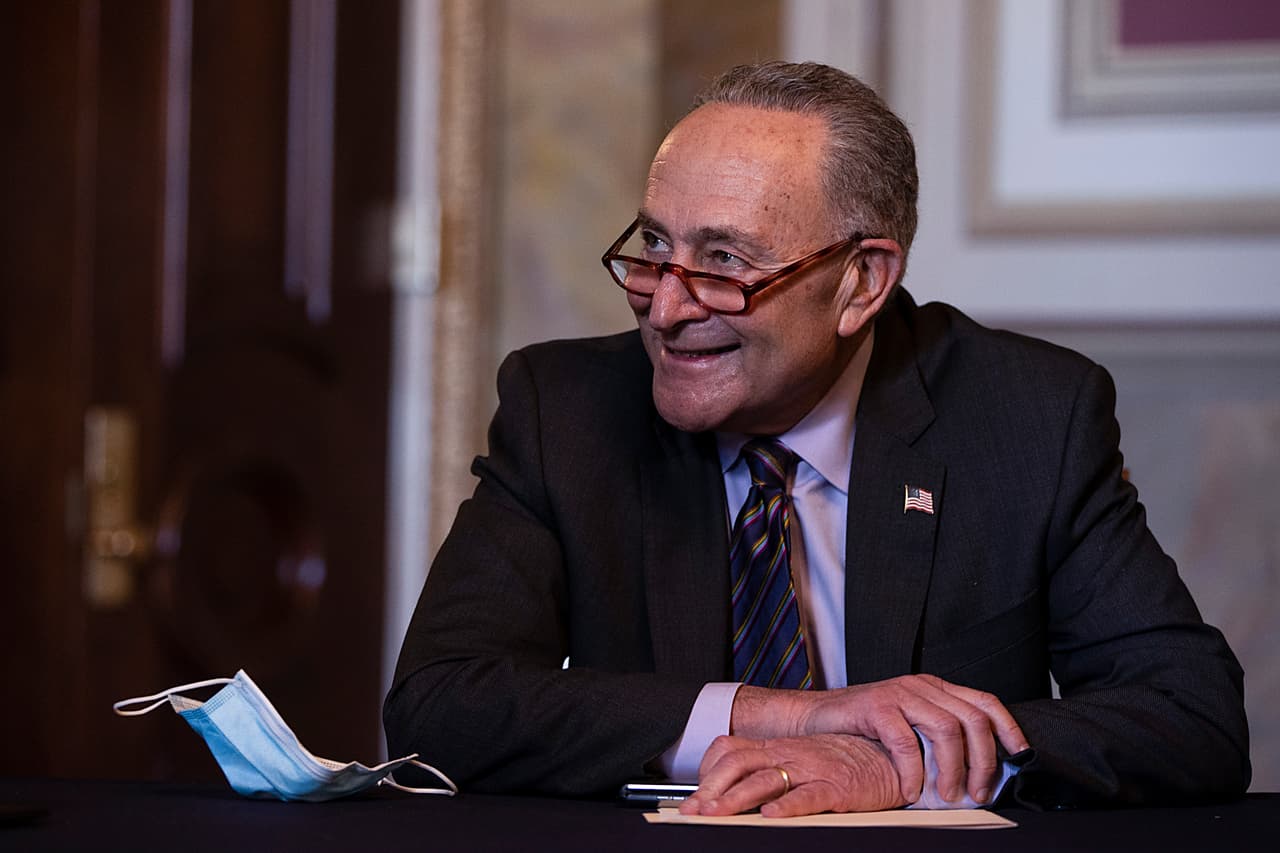 Schumer: “Por primera vez en seis años, los demócratas tendrán una mayoría en el Senado”