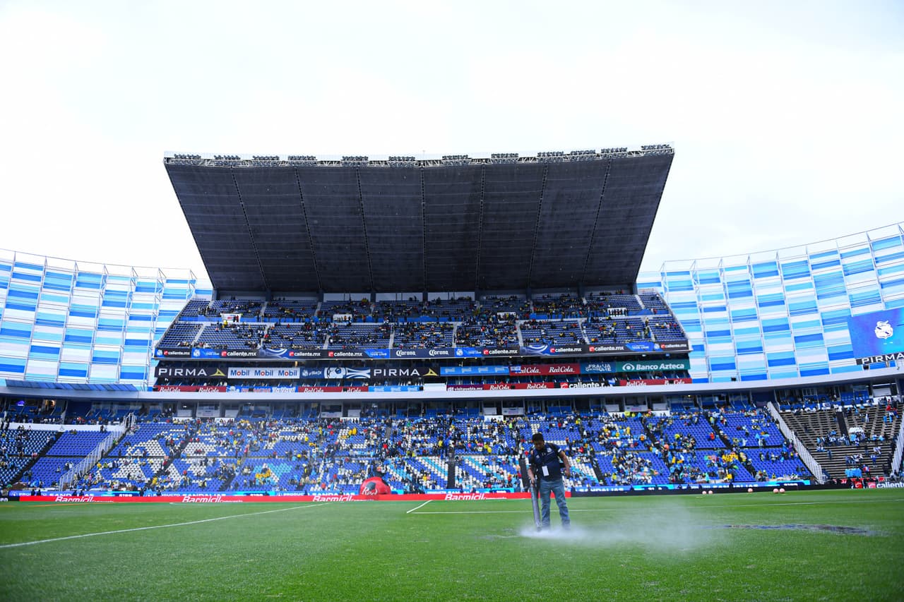 Se retrasa el partido Puebla contra América por lluvia 