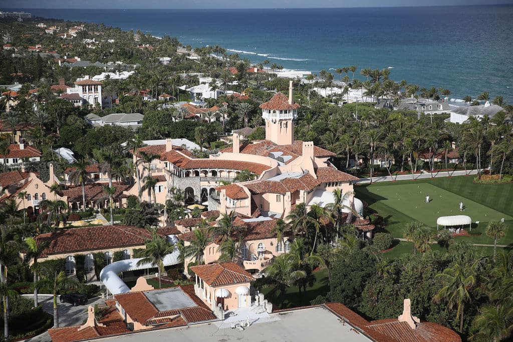 Este es el club de Donald Trump, Mar-a-Lago, ubicado en Palm Beach, Florida.