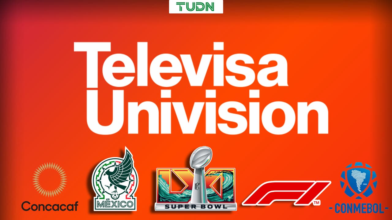 TelevisaUnivision transmitirá el Super Bowl LXI y el GP Las Vegas 2026 en Estados Unidos