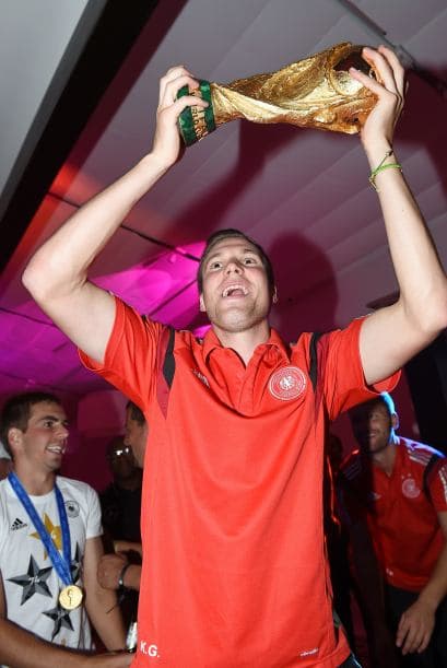 Kevin Grosskreutz era pura felicidad.