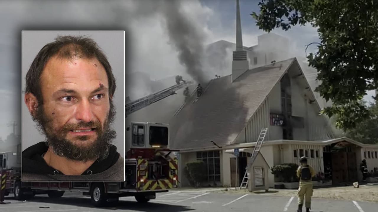 Arrestan a indigente por presuntamente prenderle fuego a una iglesia de San José