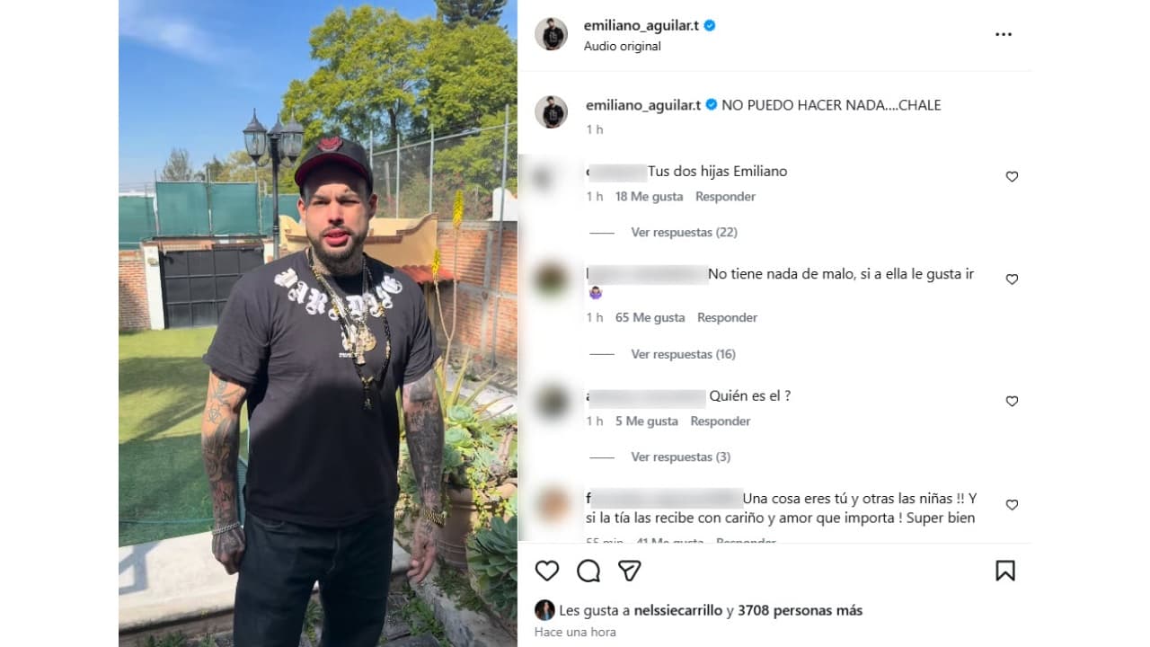 Emiliano Aguilar aclara que él no dio el permiso para que sus hijas asistieran al concierto de Ángela.