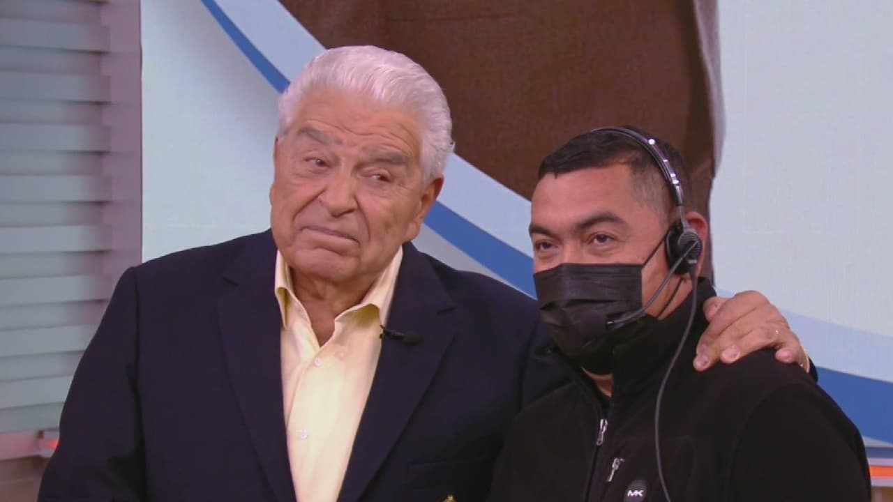 Don Francisco fue cupido en Despierta América: ayudó a un compañero a casarse