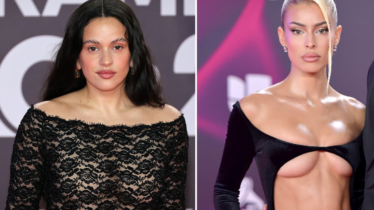 Rosalía y sus transparencias: los looks más atrevidos de la alfombra roja de los Latin GRAMMY 2023