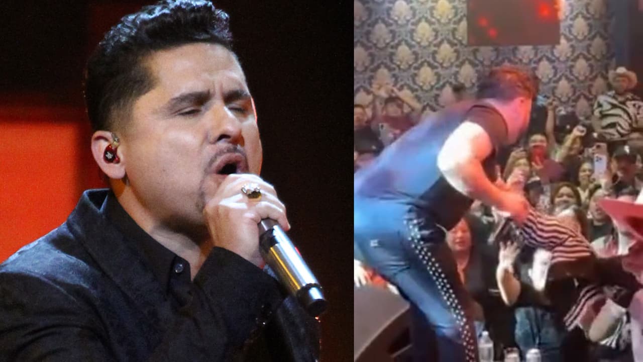 ¡Larry Hernández discute con fan en pleno concierto! Video del tenso momento