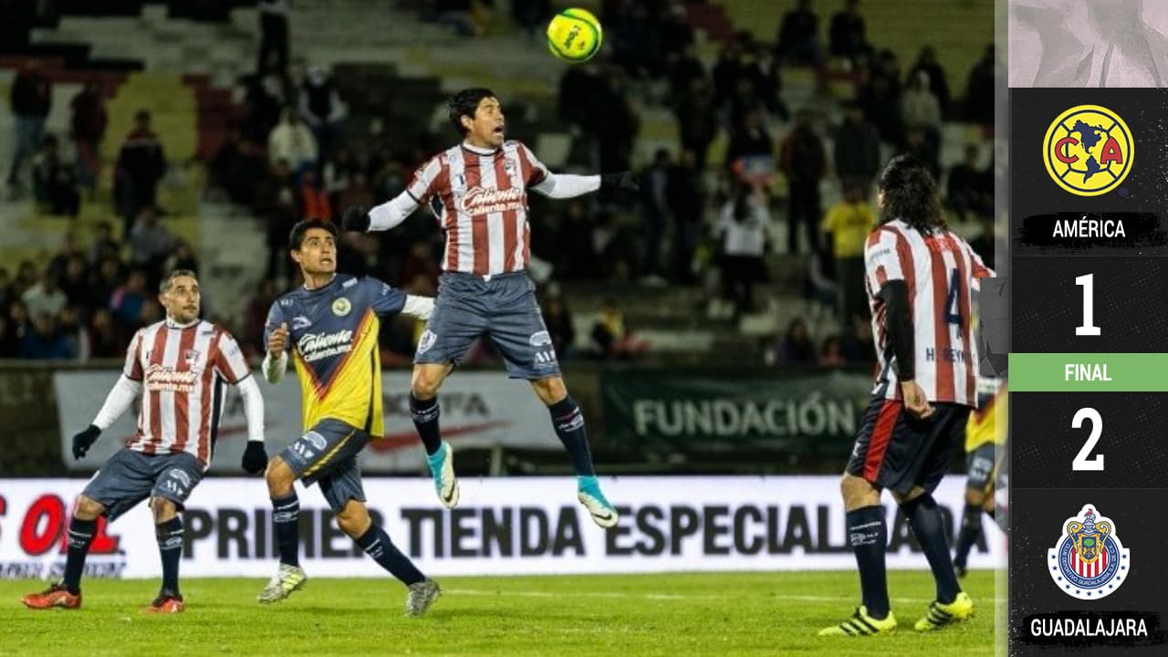 Chivas fue más que América en duelo de leyendas