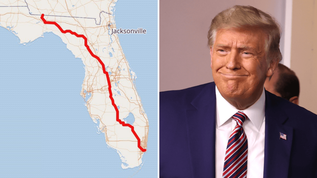 Presentan proyecto de ley para llamar Donald Trump a autopista que atraviesa Florida