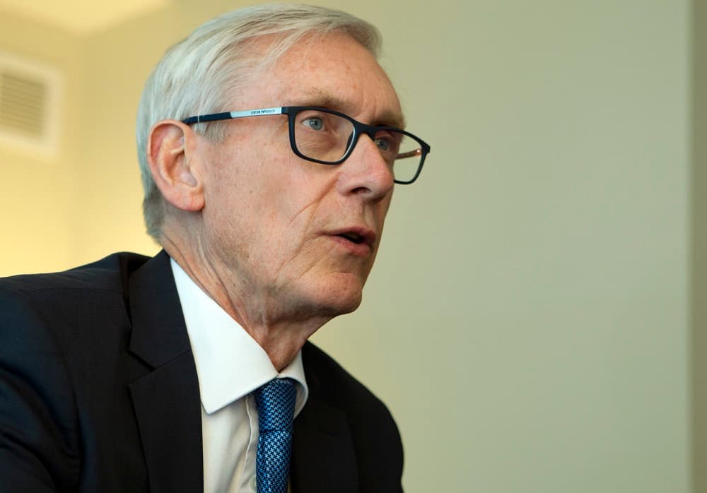 El gobernador de Wisconsin Tony Evers.