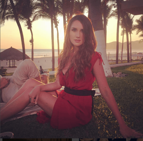 ¡Qué envidia de paisaje! Sin duda esta mujer se lo pasa increíble.