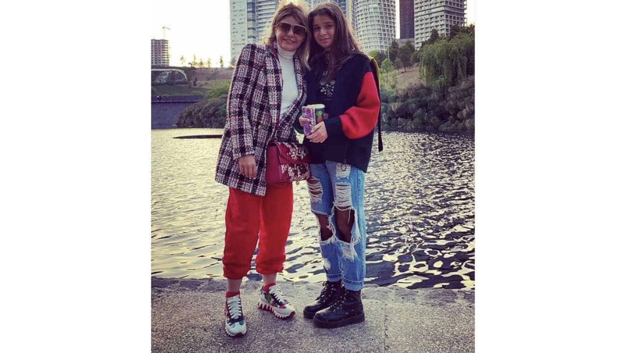 Itatí Cantoral y su hija