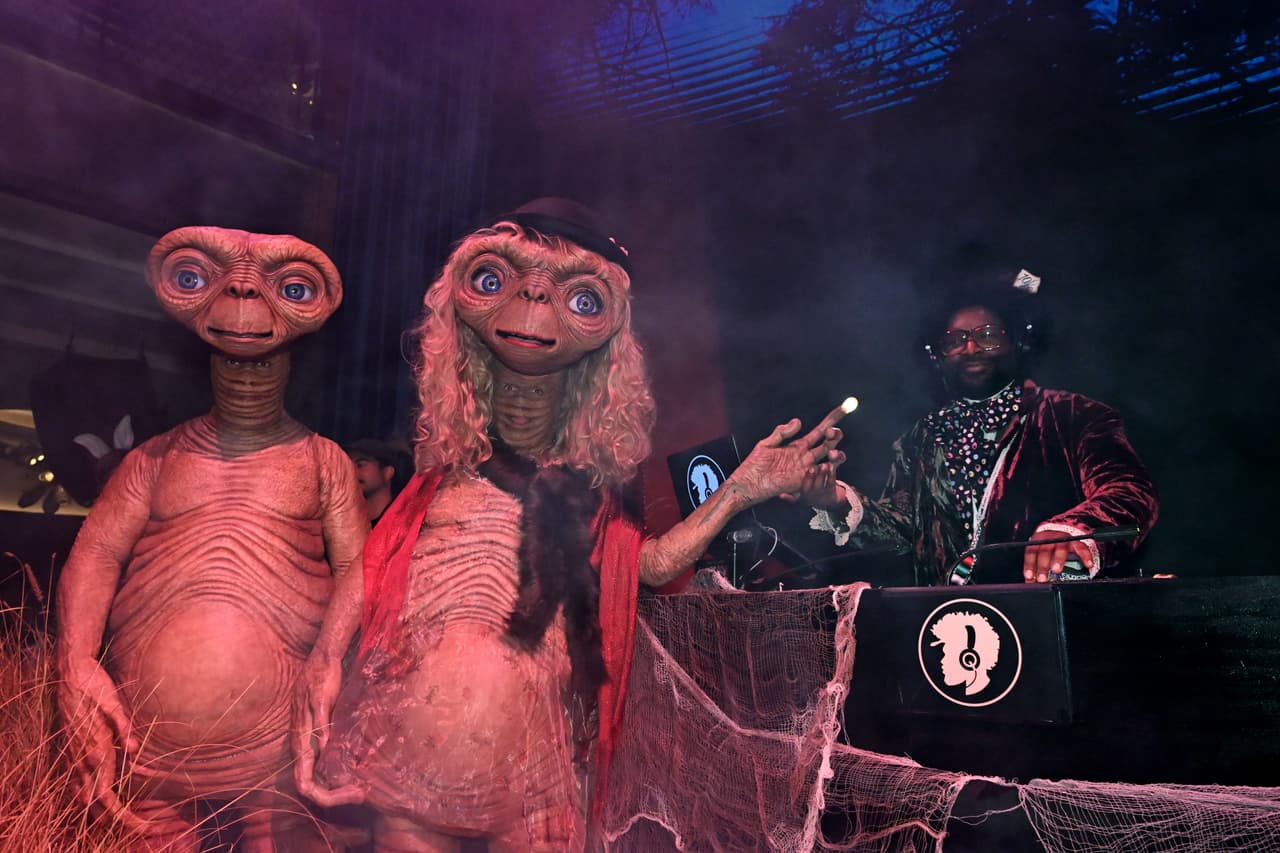 Heidi Klum y su marido, Tom Kaulitz, en su celebración de Halloween.