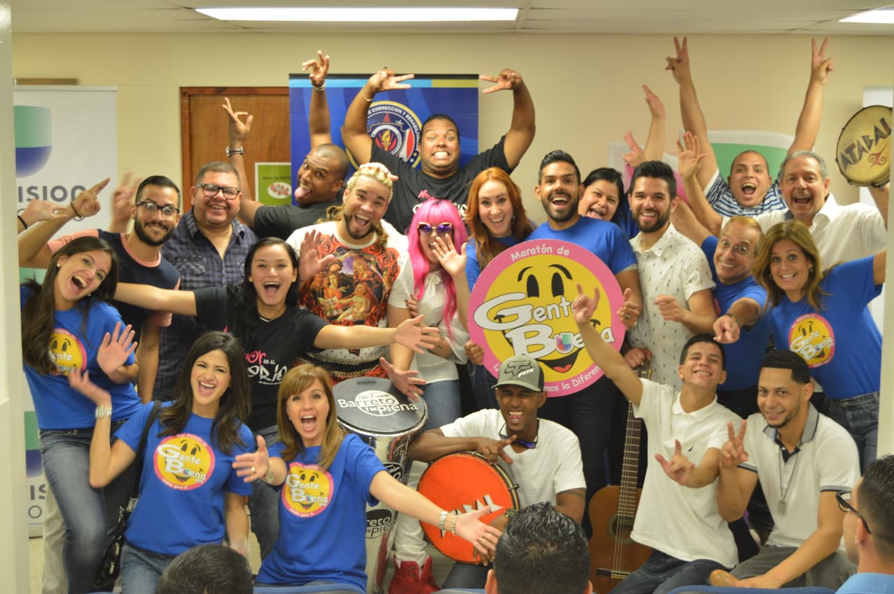 El Maratón de Gente Buena es el principal proyecto de responsabilidad social y ayuda comunitaria de Univision Puerto Rico. Fue creado en el 2009 con el propósito de promover el voluntariado en la sociedad puertorriqueña y devolverle a la comunidad.