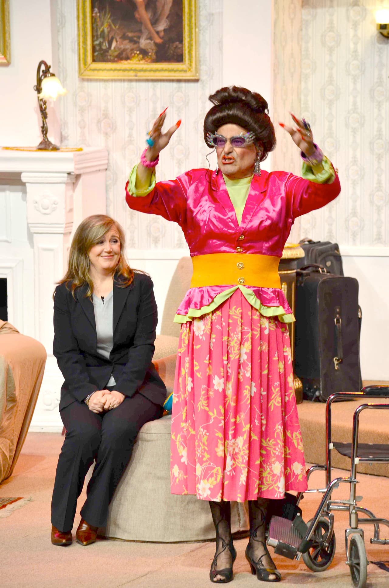 En teatro alcanzó un tremendo éxito gracias a la obra 'La señora presidenta'.