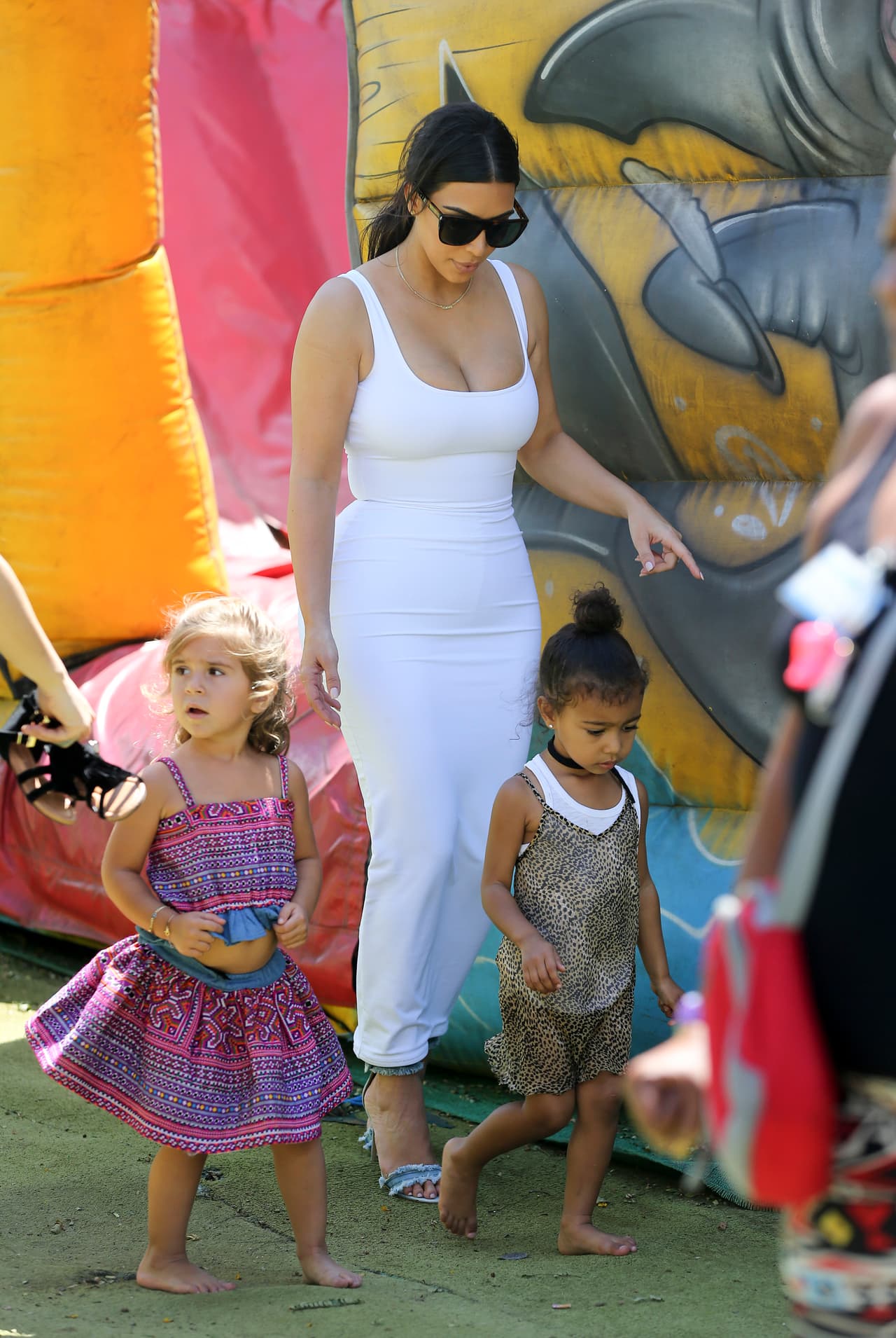 Penelope y Nori querían seguir disfrutando de los juegos.