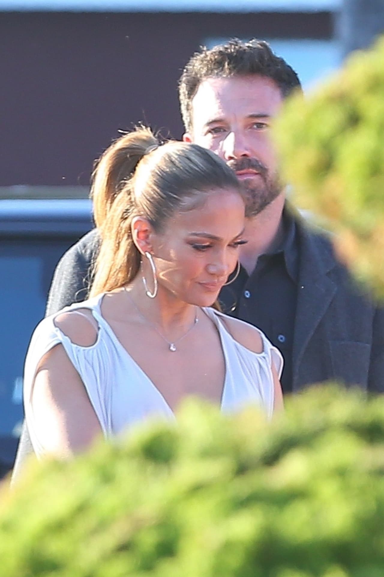 Las imágenes captadas por el paparazzo muestran que Jennifer y Ben se dejaron ver 
<b>muy amorosos.</b>
<br>