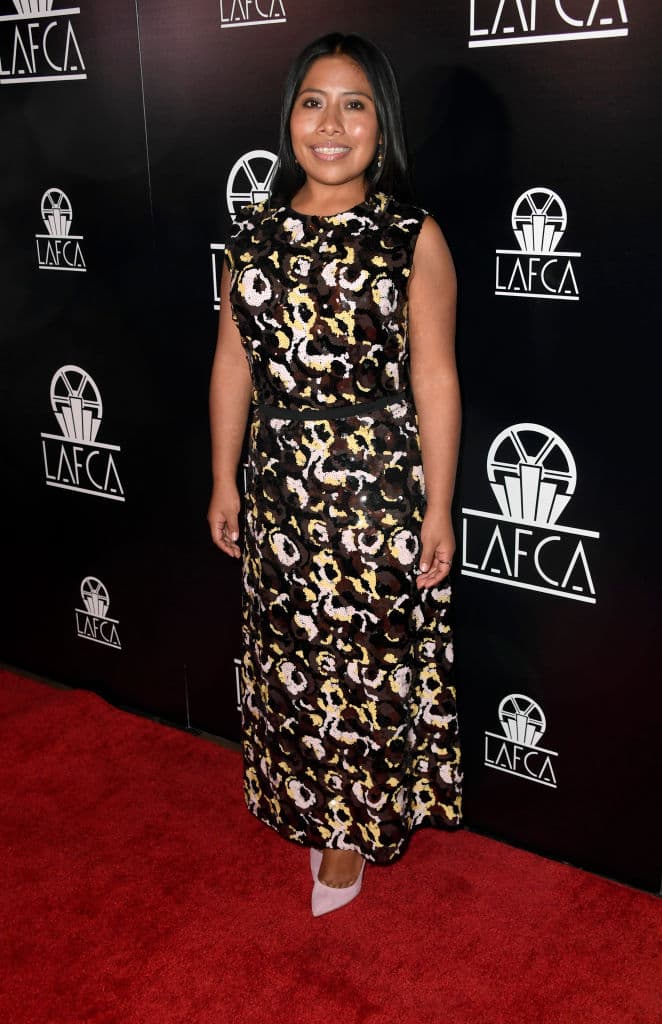 En la 44ª entrega de los Premios Anuales de la Asociación de Críticos de Cine de Los Ángeles, la actriz llegó con un vestido de la marca Marni. La celebración fue el pasado 12 de enero en Century City, California.