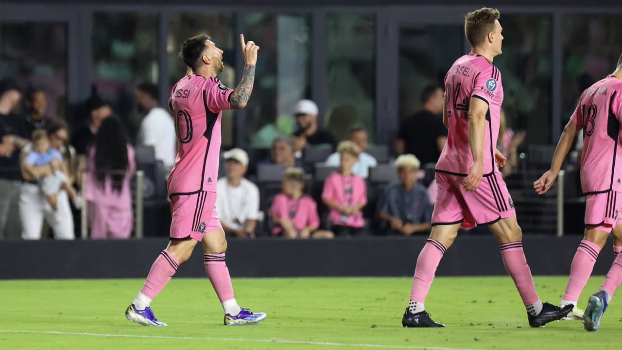 Messi e Inter Miami entran Top 10 de la Concacaf que lidera Monterrey