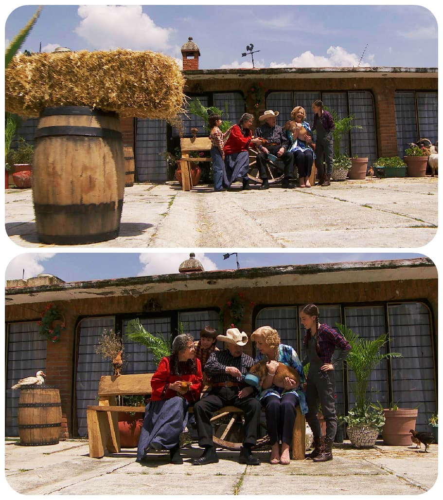 ¡Qué familia tan maravillosa tiene don Porfirio! Está rodeado de amor.