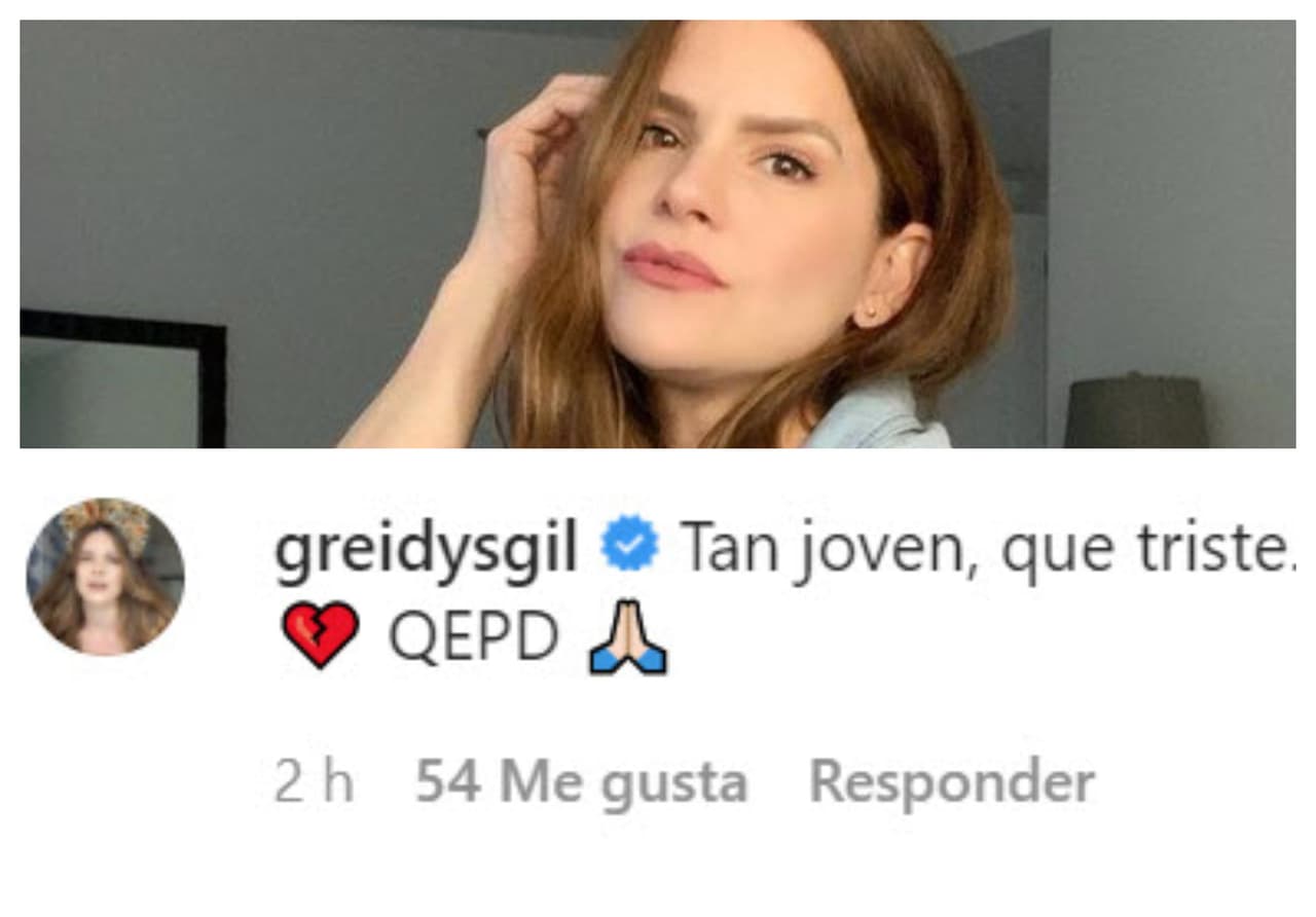 <b>Greidys Gil</b>, ganadora de 
<b>Nuestra Belleza Latina</b> 2009, resintió que la muerte de Daniela Rodríguez haya sucedido siendo ella "tan joven". 
<br>