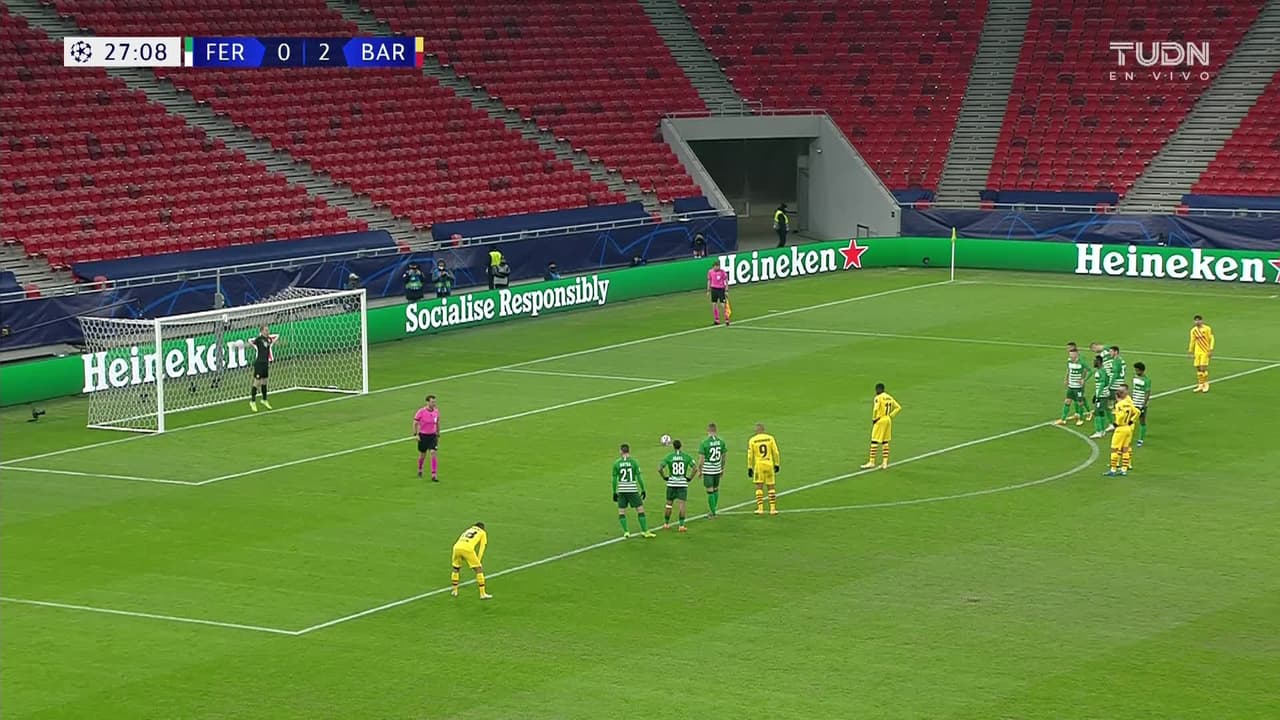 ¡GOOOL! Ousmane Dembele anota para FC Barcelona.