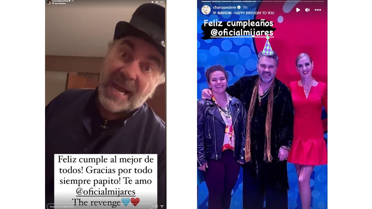 Lucerito Mijares y Chantal Andere enviaron felicitaciones a Mijares.